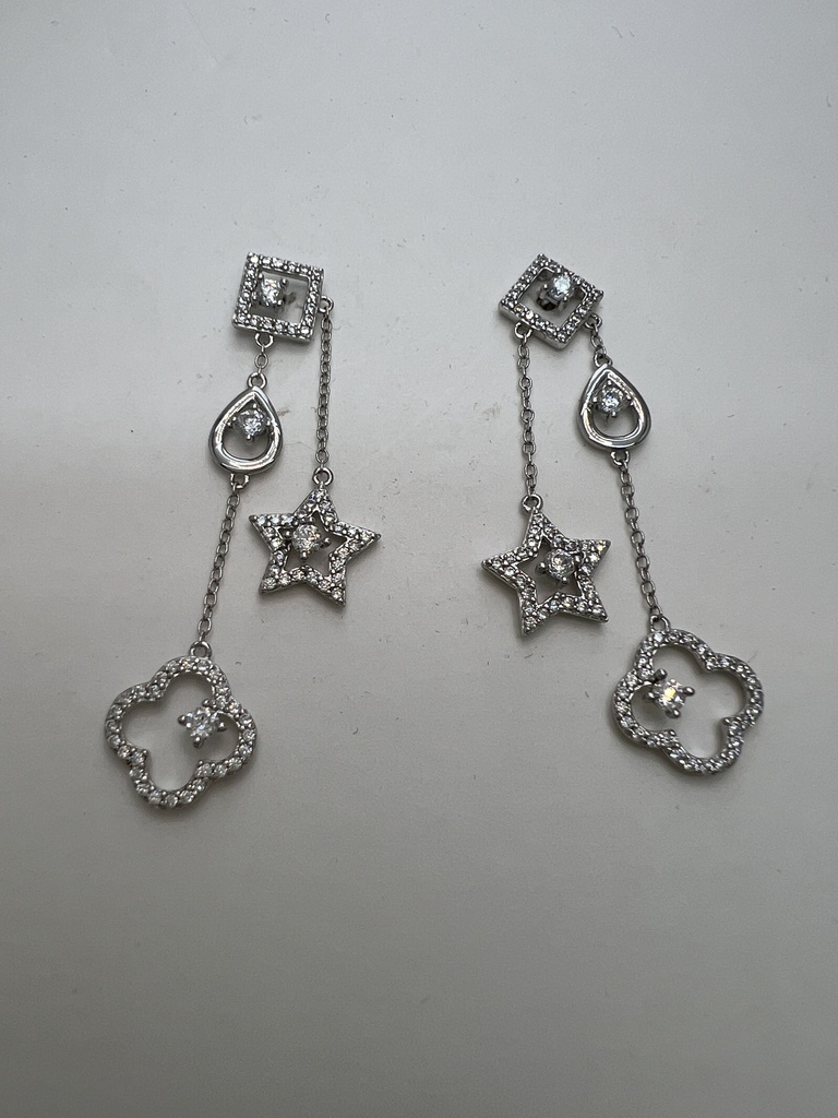 Pendientes plata