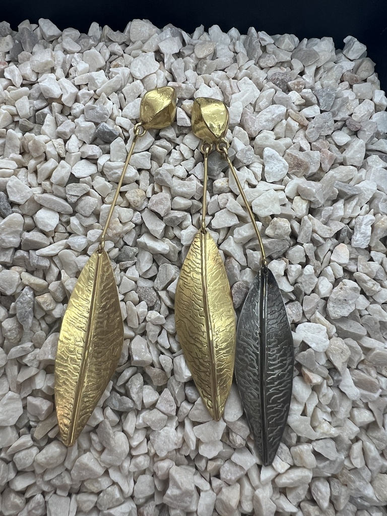 Pendientes de oro