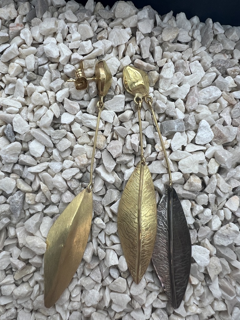 Pendientes de oro